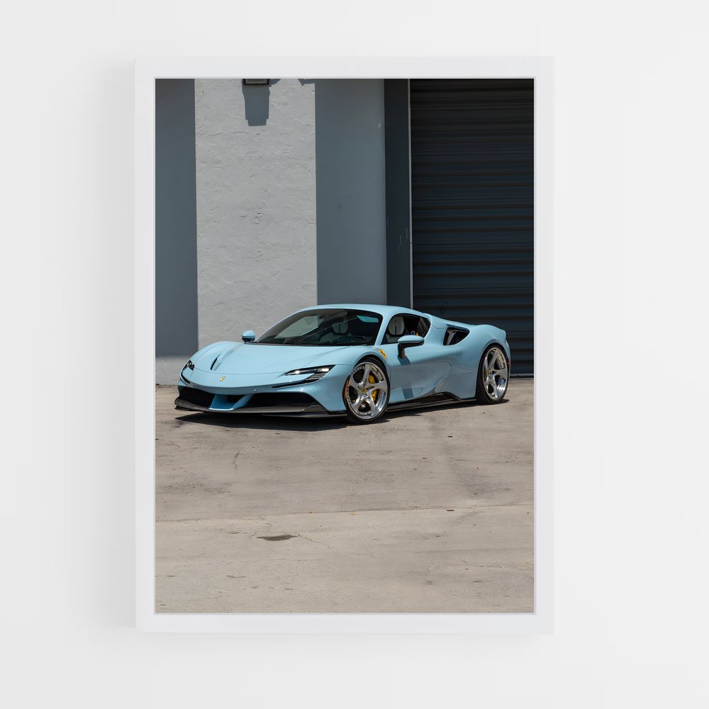 Poster Spider L'état Pur – affiche Ferrari (vue 3)